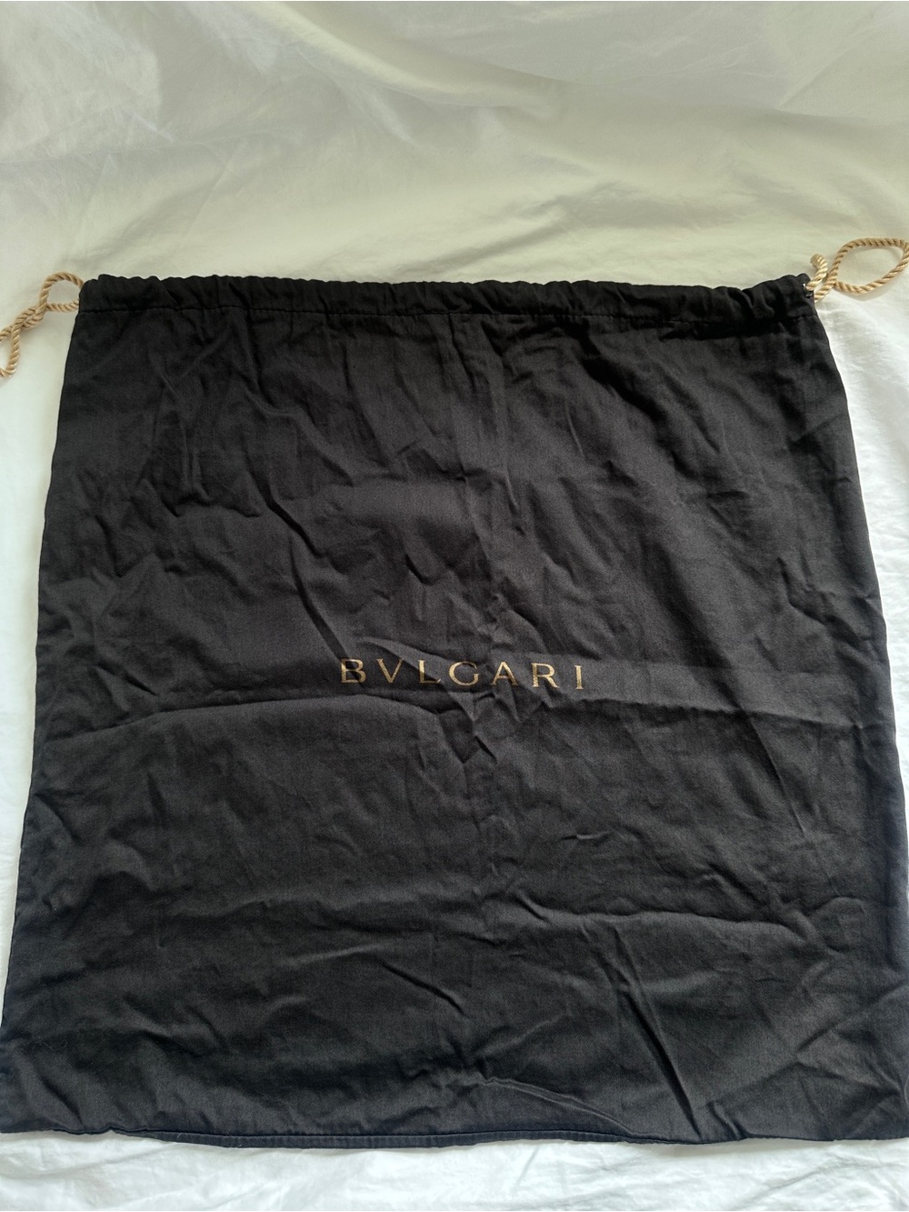 BVLGARI Black Drawstring Dust Bag